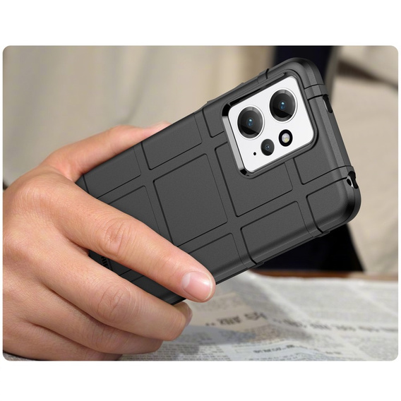Чoхол до Xiaomi Redmi Note 12 4G, Rugged Shield, чорний