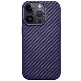KZDOO Чохол для iPhone 16 Pro, Carbon Fiber, фіолетовий