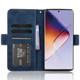 Футляр з клапаном для Infinix Note 40 Pro Plus, Card Slot, темно-синій