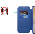 Откидной чехол для Samsung Galaxy S25 FE, RFID Wallet MagSafe CamShield, темно-синий