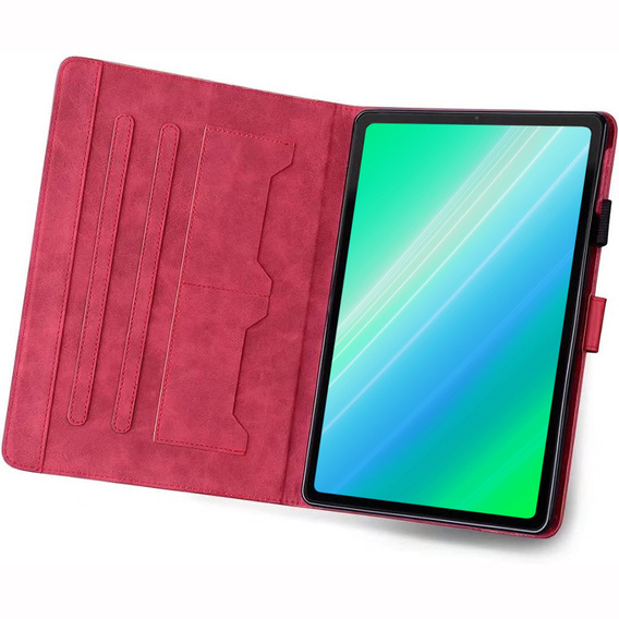Чехол для iPad 10.2" 2021/2020/2019 (9/8/7 gen.), с клапаном, animal, красный