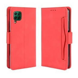 Футляр з клапаном для Huawei P40 Lite, Card Slot, червоний