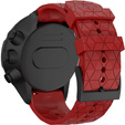 Силиконовый ремешок Rhombic Grain  до Suunto 9, Red