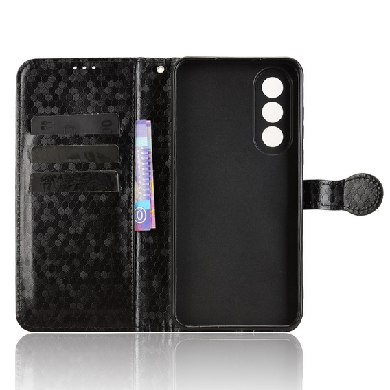 Чохол-фліп для OnePlus Nord 5, Wallet Rhombus, чорний