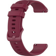 Силиконовый ремешок 18mm до Garmin Vivomove 3S / Vivoactive 4S, Wine Red