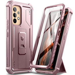 Бронированный чехол для Samsung Galaxy A53 5G, Dexnor Full Body, розовый rose gold