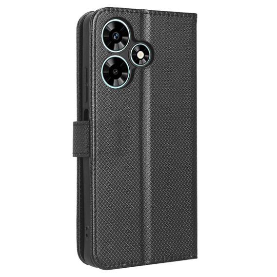 Откидной чехол для Infinix Hot 30i, Wallet Smart Magnet, чёрный