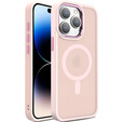 Чохол для iPhone 15 Pro Max, MagColor для MagSafe, рожевий