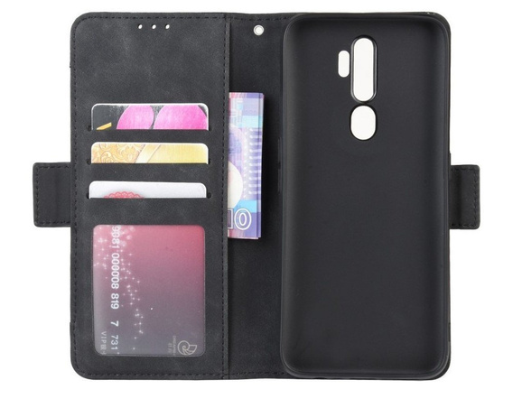 Откидной чехол для Oppo A9 2020/A5 2020, Card Slot, чёрный