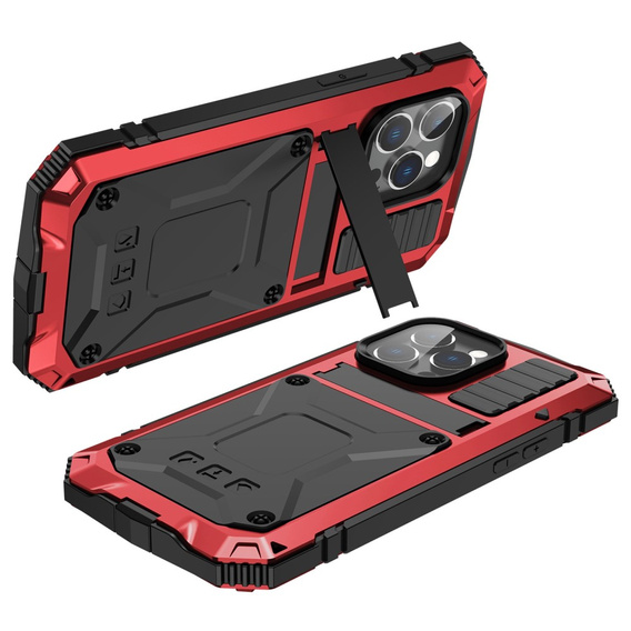 Чехол для iPhone 14 Pro Max, R-JUST, бронированный, красный