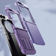 Броньований чохол для Samsung Galaxy Z Flip7 FE / Z Flip6, Armor Shockproof, фіолетовий