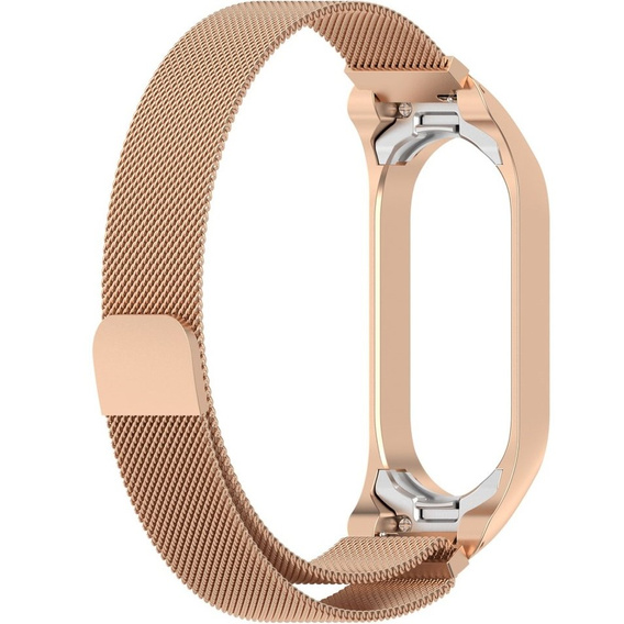 Браслет Milanese для Xiaomi Mi Band 7/7 NFC - Rose Gold