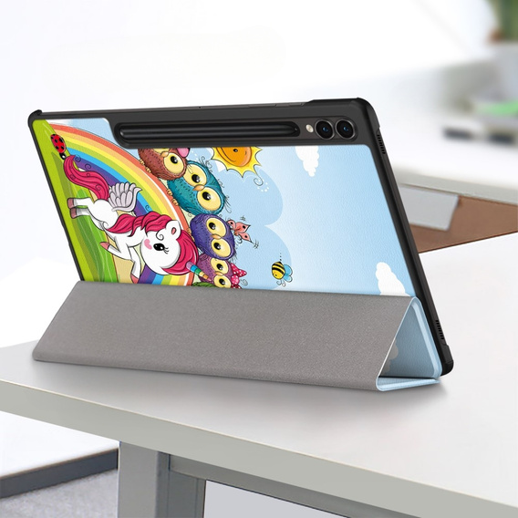 Чохол для Samsung Galaxy Tab S9 FE+ Plus з тримачем для стилуса, Єдиноріг