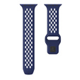 Силиконовый ремешок для Apple Watch 1/2/3/4/5/6/7/8/SE/ULTRA 42/44/45/49MM, темно-синий