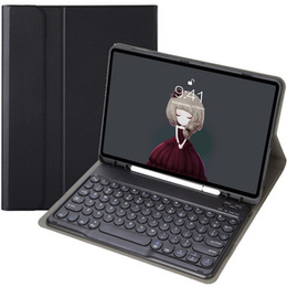 Чохол + клавіатура iPad 10.2" 2021/2020/2019 (9/8/7 gen.) / Air 10.5" 2019 (3 gen.), Leather Pen Slot, чорний
