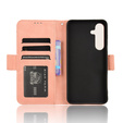 Откидной чехол для Samsung Galaxy S25 FE, Card Slot, розовый