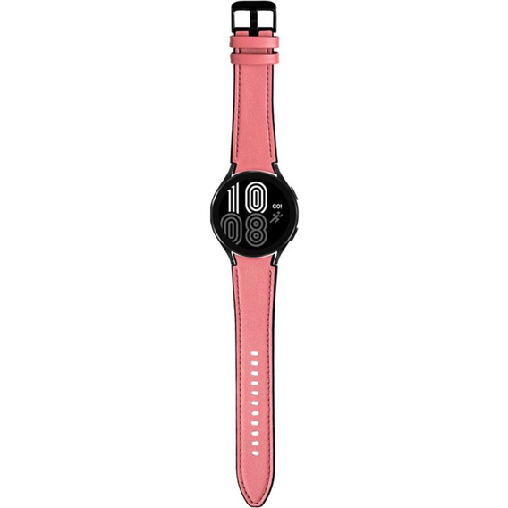 Шкіряний ремінець для годинника Samsung Galaxy Watch 4 / 5 40/42/44/46/45MM PRO, Pink