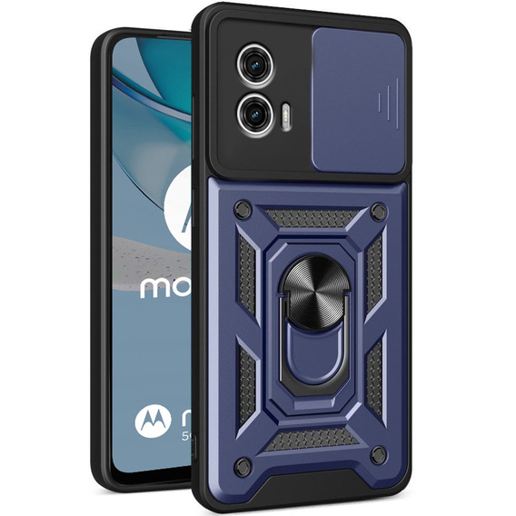 Чехол NOX Camera Slide Motorola Moto G53 5G, CamShield Slide, синий