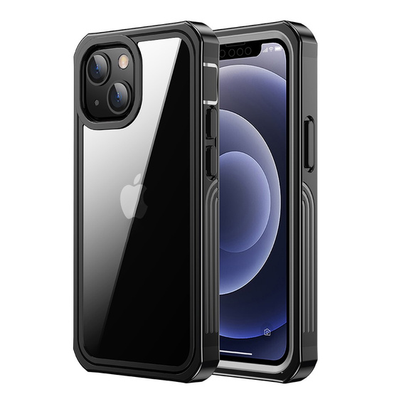 Чoхол Shockproof до iPhone 13 mini, із захисним екраном, м'яти