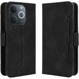 Футляр з клапаном для Realme Note 70T 4G, Card Slot, чорний