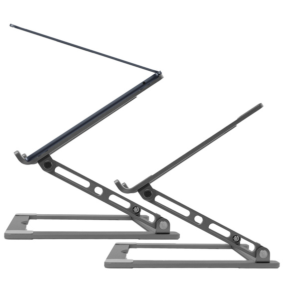 Алюмінієва підставка для ноутбука ERBORD ProDesk Stand, сіра