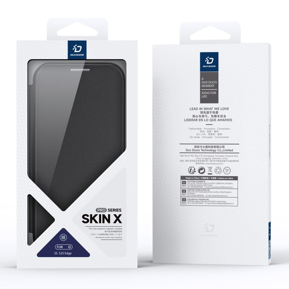Чoхол Dux Ducis до Samsung Galaxy S25 Edge, Skin X Pro, MagSafe, чорний