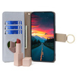 Флип-кейс для Samsung Galaxy M15 5G, Wallet Zipper Pocket, с зеркалом, синий