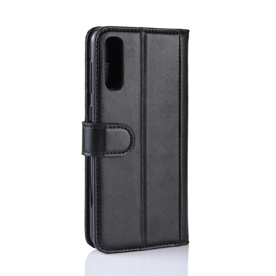 Откидной чехол для Samsung Galaxy A50 / A30s, Leather Flexi Book, чёрный