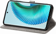 Чохол-книжка для Honor Magic 6 Lite 5G, Mandala, сірий