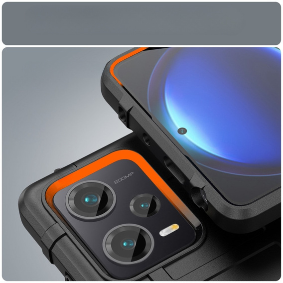 Чoхол до Xiaomi Redmi Note 12 Pro+ 5G, Rugged Shield, чорний