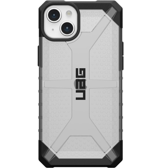 чохол Urban Armor Gear для iPhone 15 Plus, Plasma, прозорий / чорний