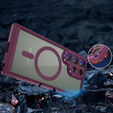 Чехол для Samsung Galaxy S23 Ultra, ERBORD Impact Guard, MagSafe, бордовый