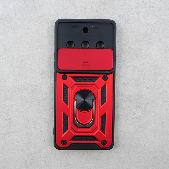 Чохол NOX Camera Slide Realme 11 Pro 5G / 11 Pro+ 5G, CamShield Slide, червоний