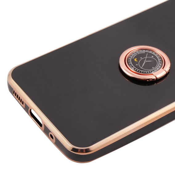 Чехол до Xiaomi Redmi 12C, Electro Ring, чёрный
