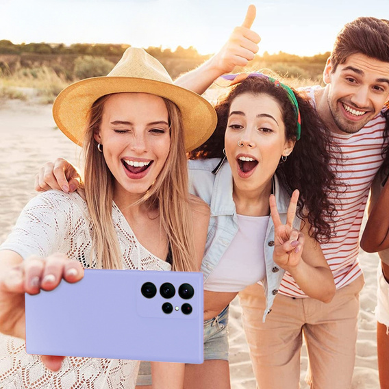 Чoхол до Samsung Galaxy S23 Ultra, Silicone Lite, фіолетовий