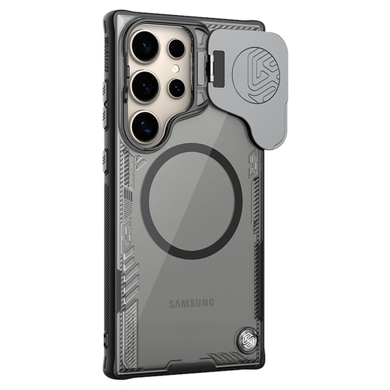 Чохол для Samsung Galaxy S24 Ultra, броньований Nillkin, Icelade Prop, для Magsafe, чорний