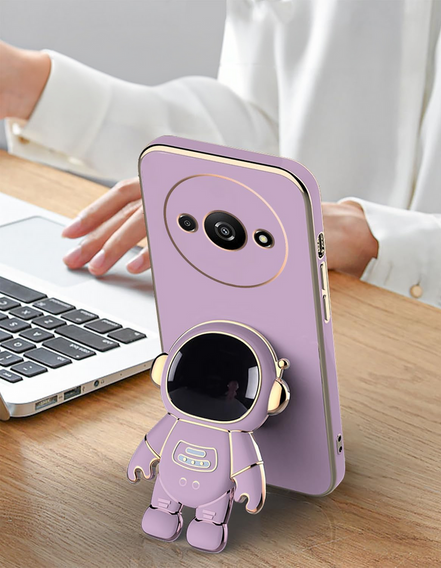 Чoхол до Xiaomi Redmi A3, Astronaut, фіолетовий