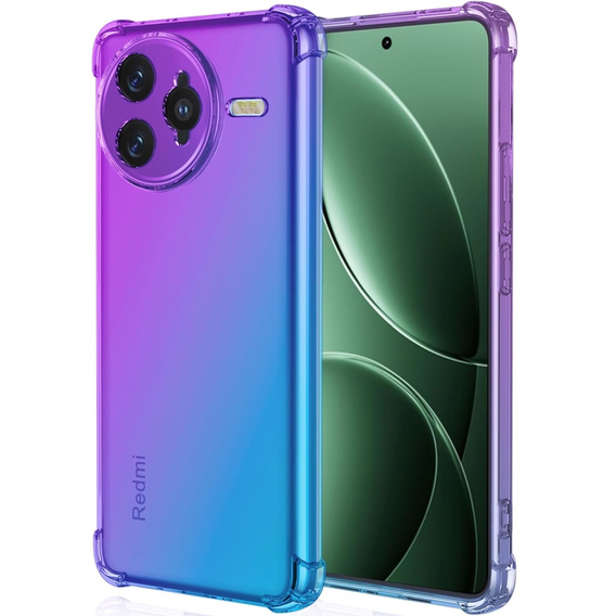 Чохол для Xiaomi Poco F7 Ultra, Gradient Dropproof, Фіолетовий / синій