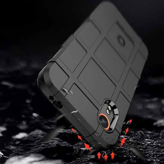 Чoхол до Samsung Galaxy Xcover 7, Rugged Shield, чорний