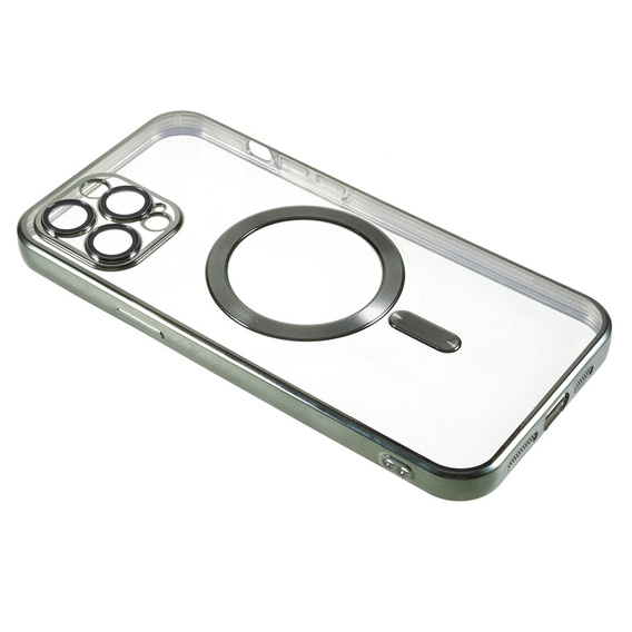 Чехол до iPhone 12 Pro, MagSafe Hybrid, зелёный