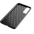 Чoхол до Samsung Galaxy S21 FE, Carbon Gel, чорний