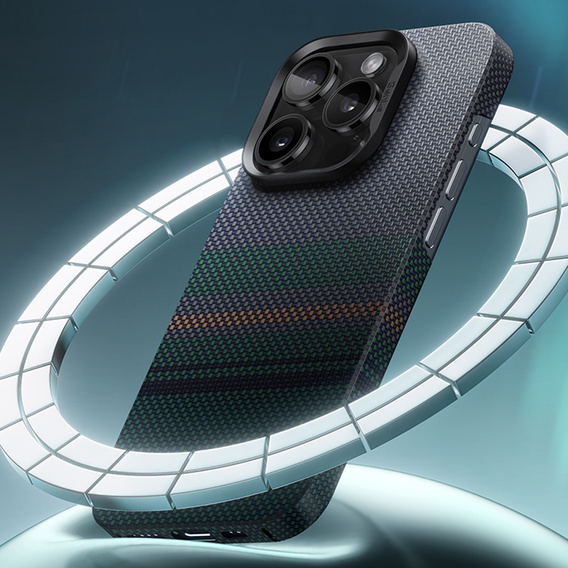 Чехол BENKS Kevlar Magnetic Armor Air Aurora 600D SA66 для MagSafe для iPhone 16 Pro Max
