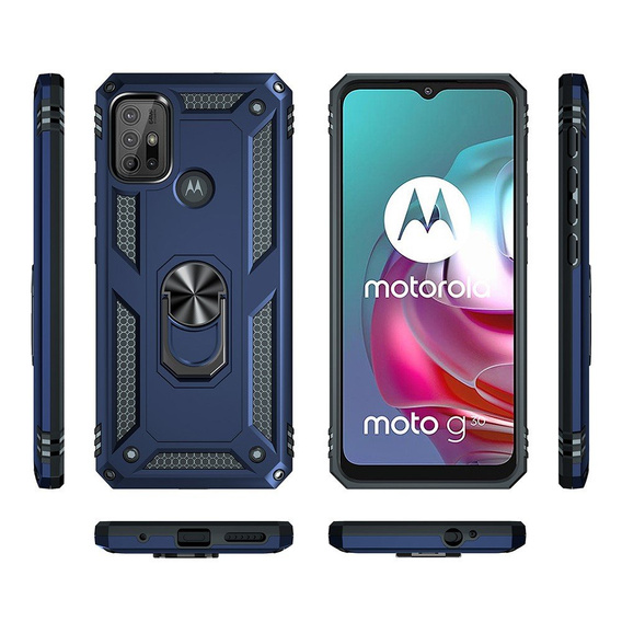 Броньований Чoхол до Motorola Moto G10/G30, Nox Case Ring, м'яти
