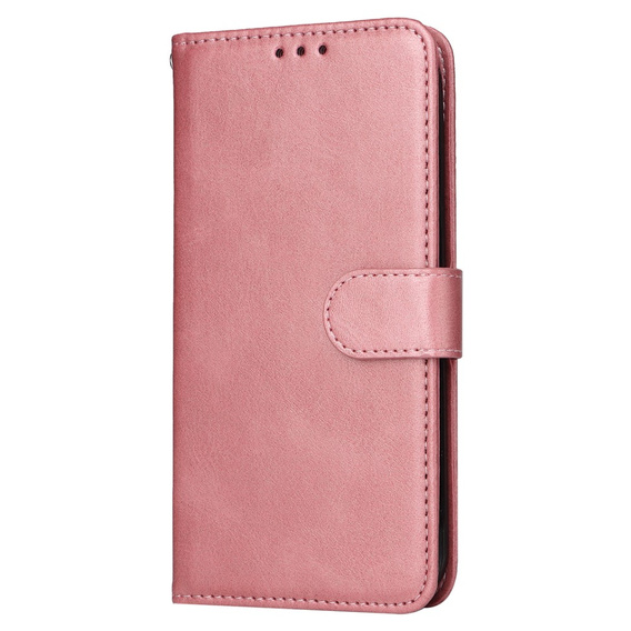 Чохол-книжка для Realme C67, Leather Wallet, рожевий rose gold