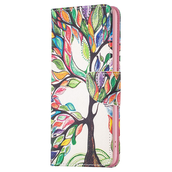 Откидной чехол для Samsung Galaxy M34, Wallet, tree of life, белый