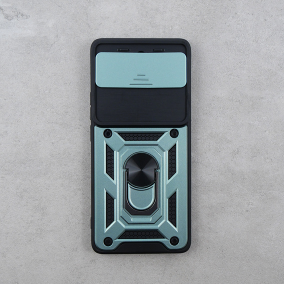 Чехол NOX Camera Slide Realme 11 Pro 5G / 11 Pro+ 5G, CamShield Slide, зеленый
