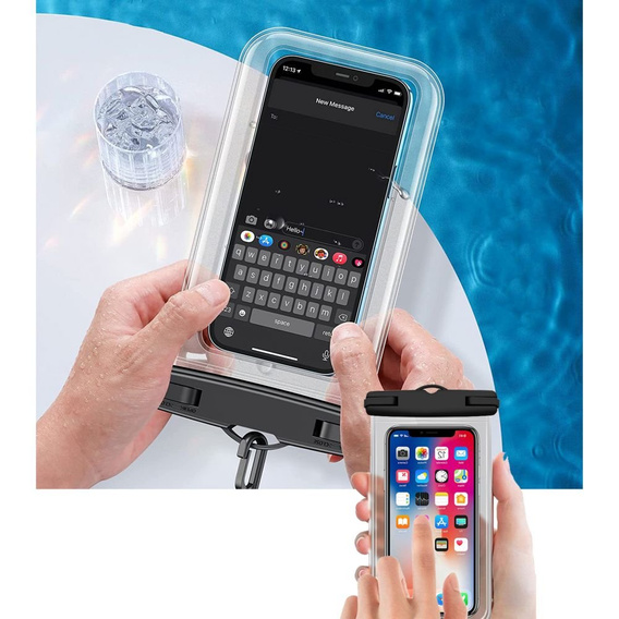 Baseus Lets Slip універсальний Чохол WaterProof Case - Grey/Black