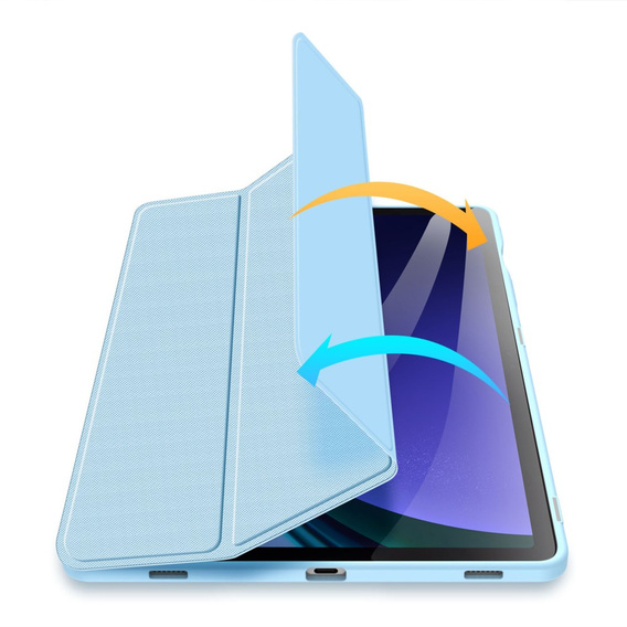 Чехол для Samsung Galaxy Tab S10 Lite / S10 FE / S9 FE, Dux Ducis TOBY, синий