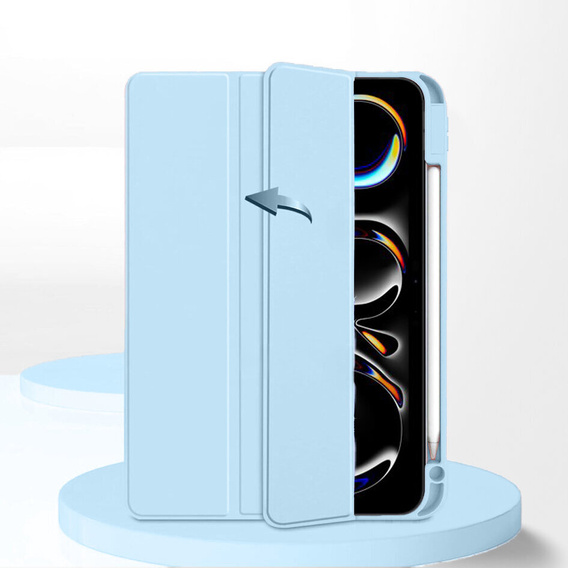Чехол для iPad Pro 11" 2024 (5 gen.), Smartcase Hybrid, с местом для стилуса, синий