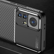 Чехол до Xiaomi 12T, Carbon Gel, чёрный